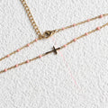 Bracelet Acier Rose Croix