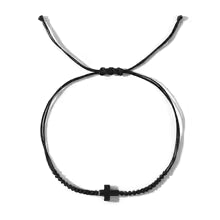 Bracelet Cordon Croix Homme