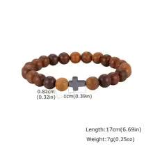 Bracelet Bois Croix