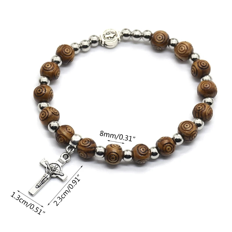 Bracelet avec Croix du Christ