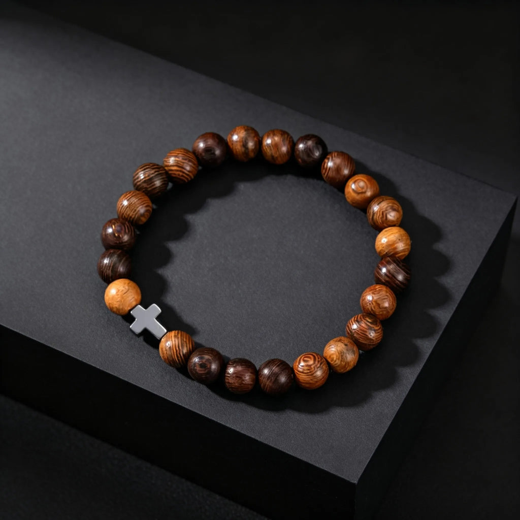 Bracelet Bois Croix