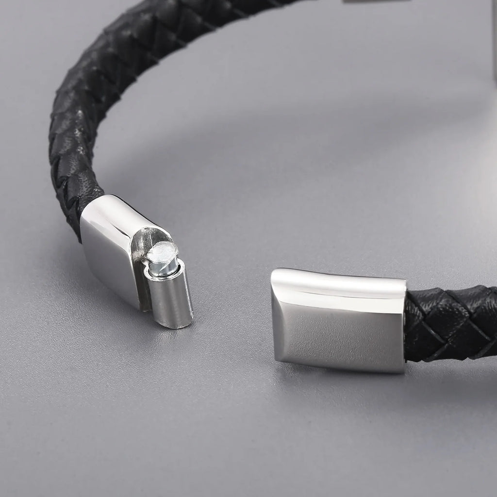 Bracelet Cuir Croix