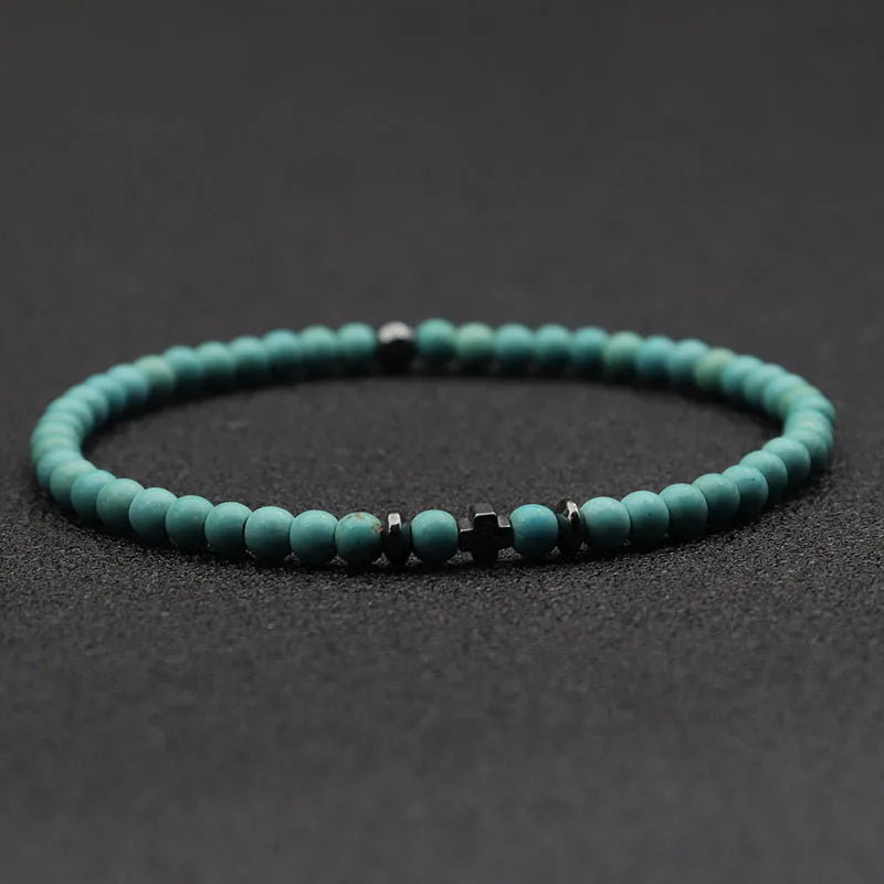 Bracelet avec une Croix et des Perles Bandol