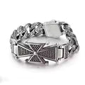 Bracelet Biker Croix de Fer