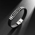 Bracelet Silicone Croix