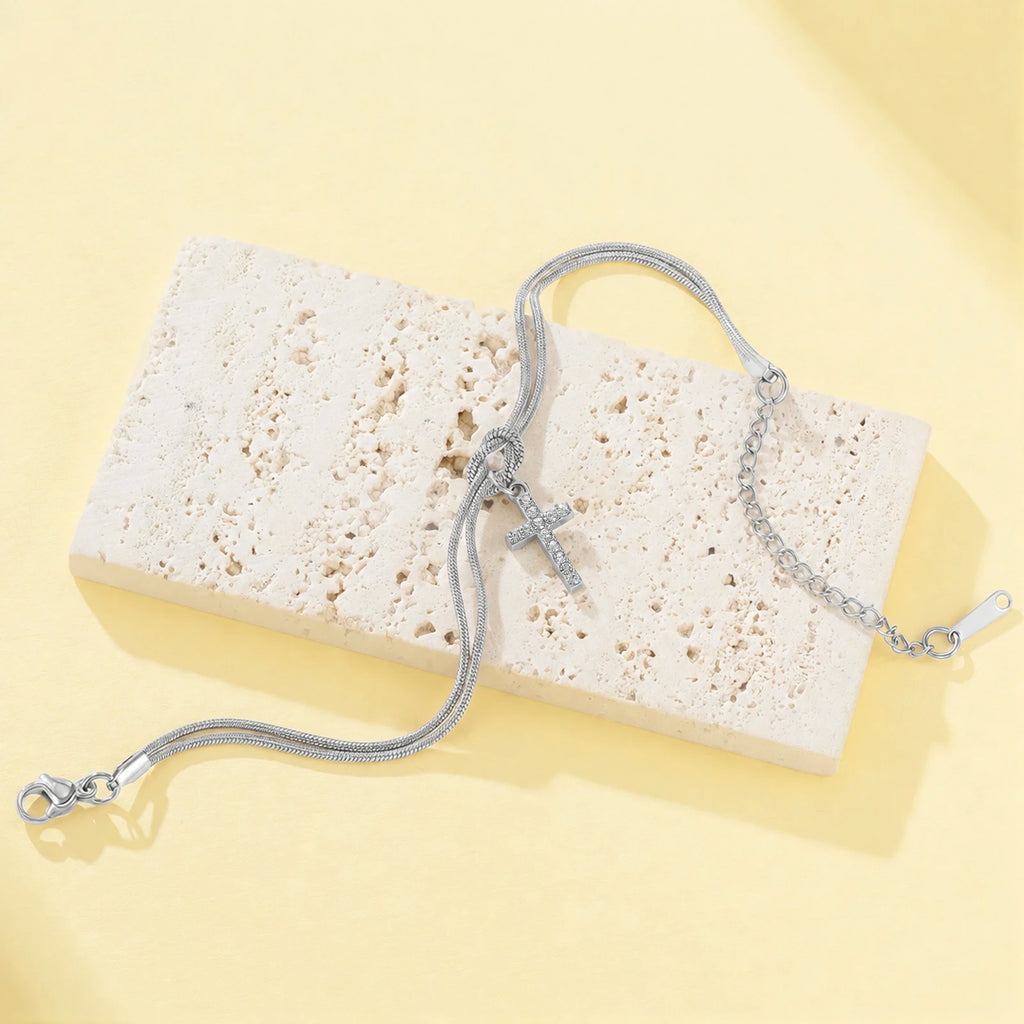 Bracelet Pendentif Croix