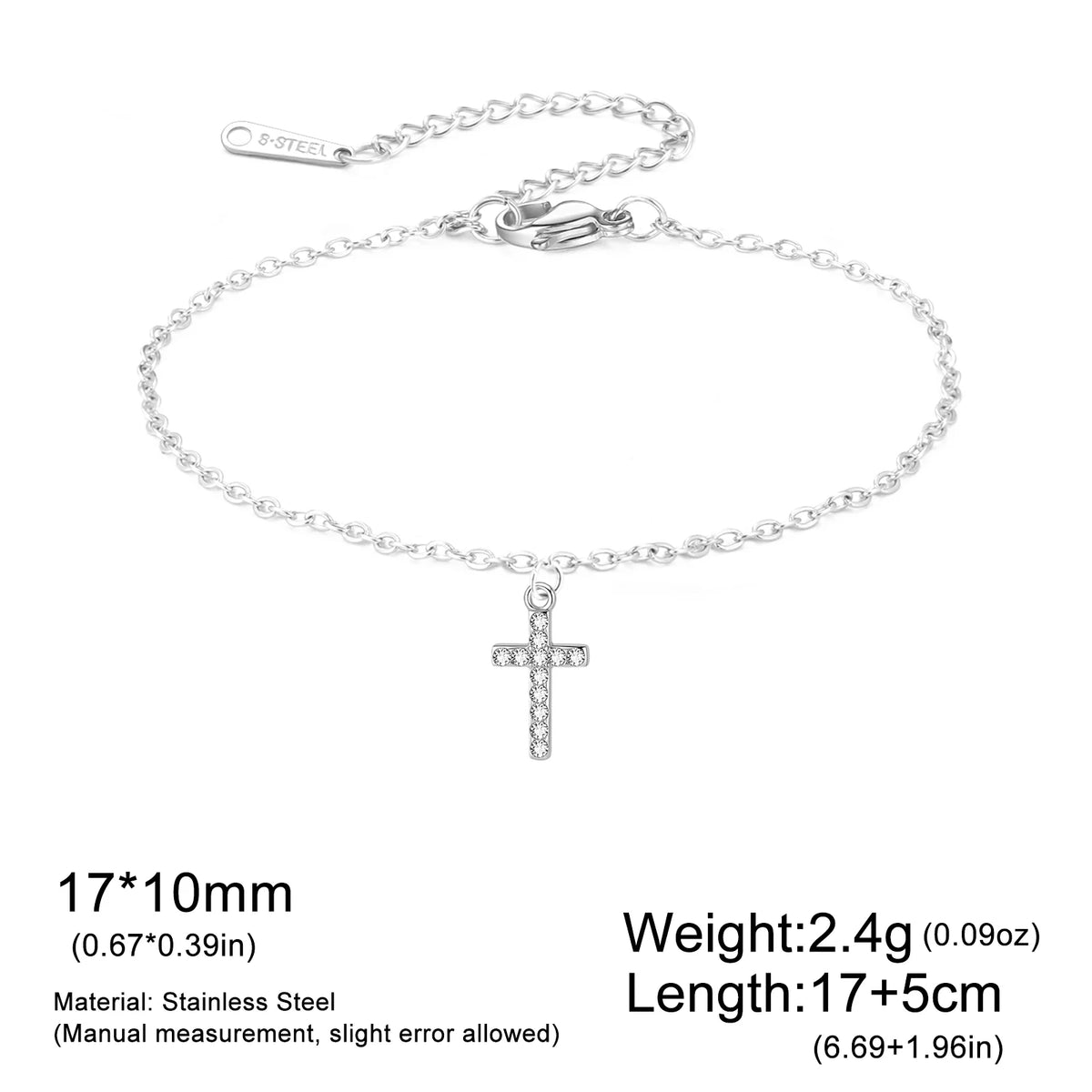 Bracelet Pendentif Croix