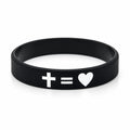 Bracelet Caoutchouc Croix