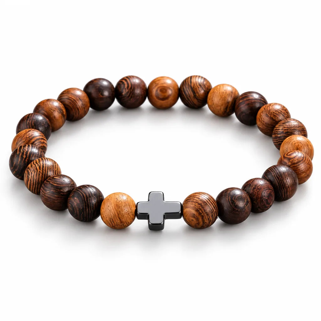 Bracelet Bois Croix