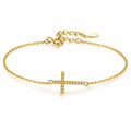 Bracelet Or avec Croix