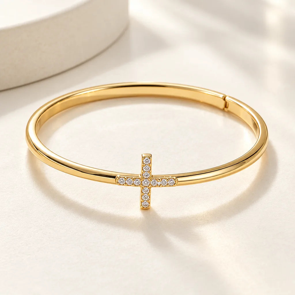 Bracelet Jonc Croix