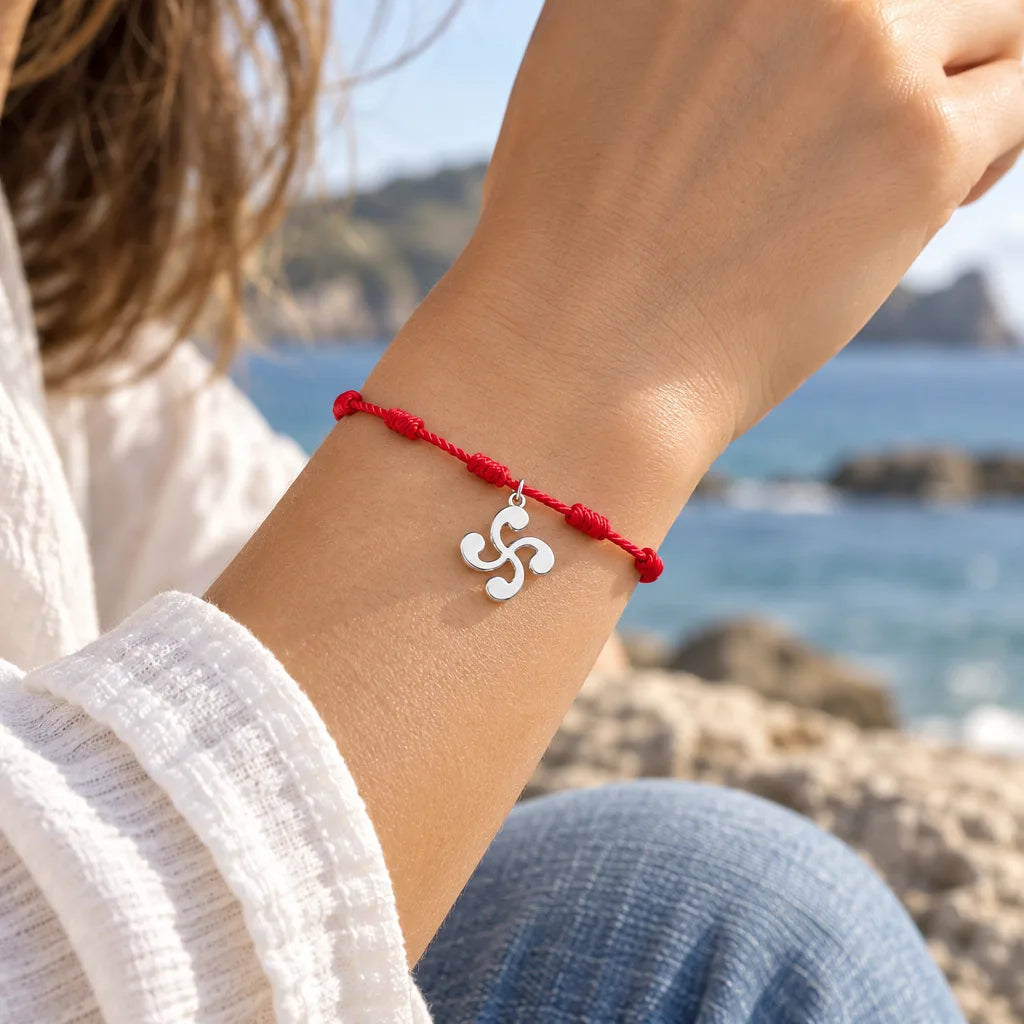 Bracelet avec Croix Basque