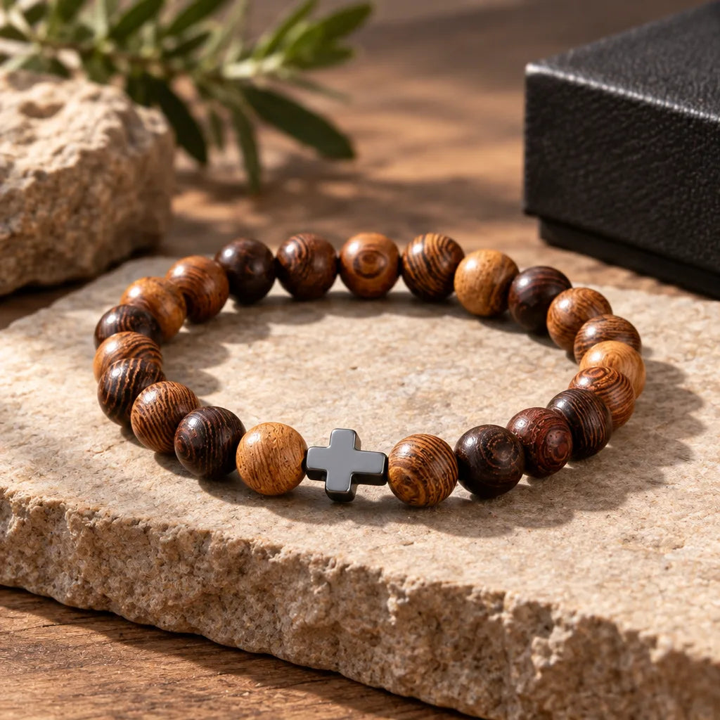 Bracelet Bois Croix