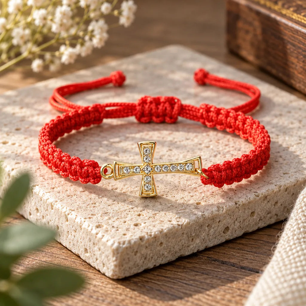 Bracelet Rouge Croix