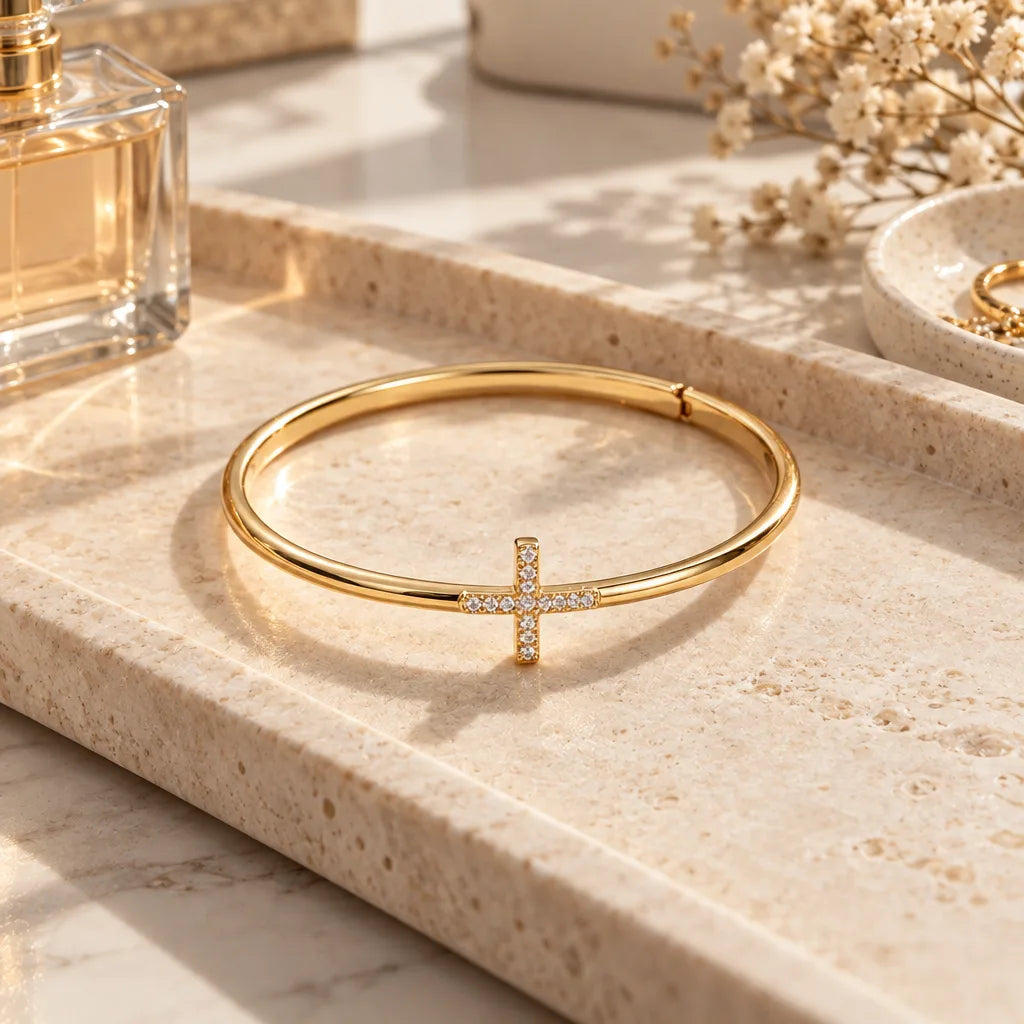 Bracelet Jonc Croix