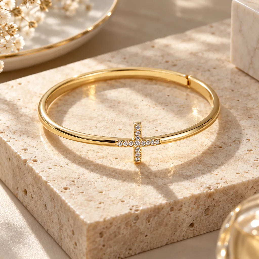 Bracelet Jonc Croix