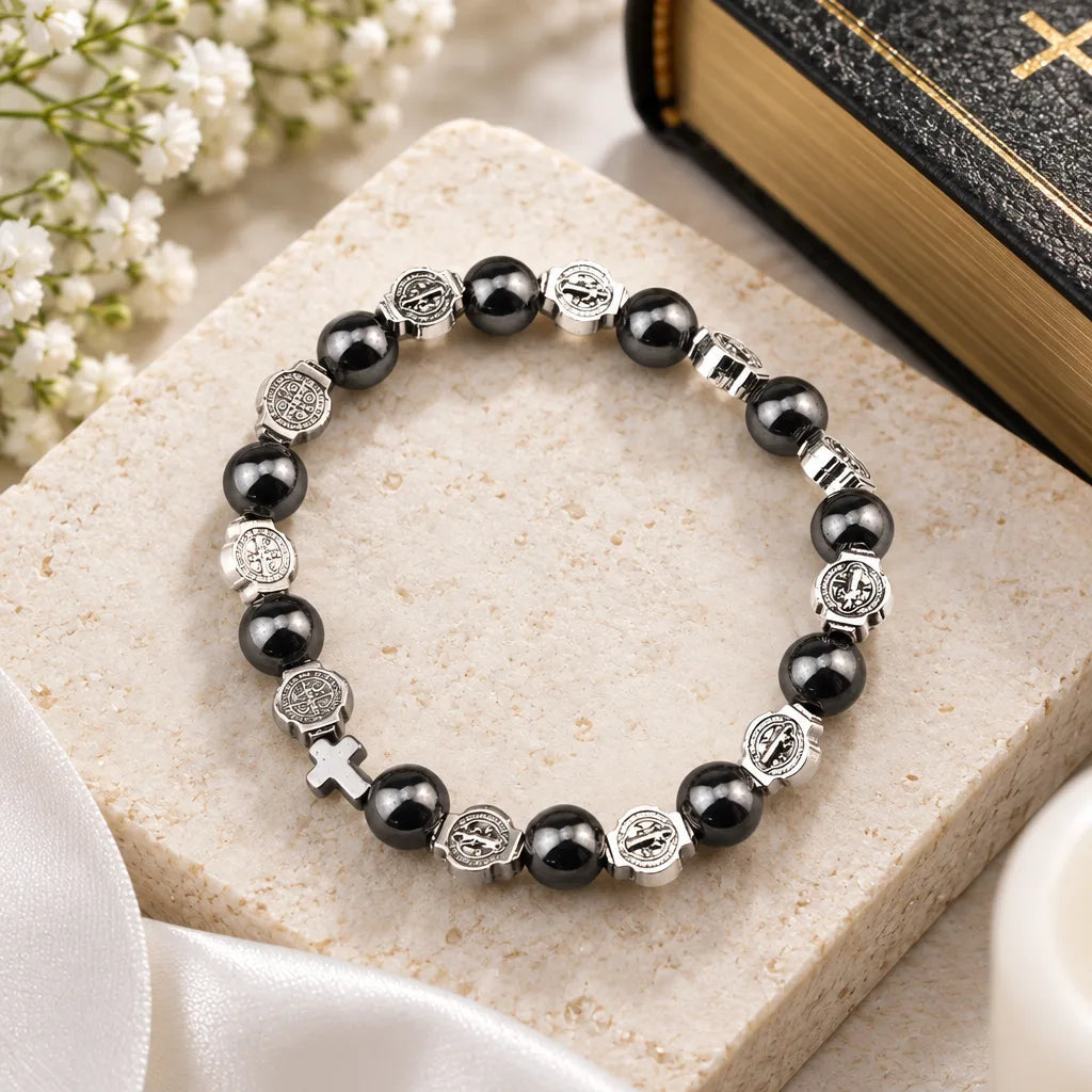 Bracelet Communion avec Croix