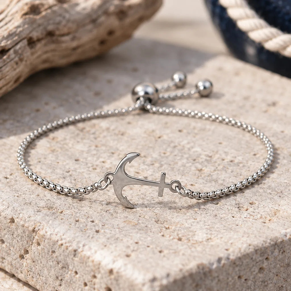 Bracelet Ancre Croix