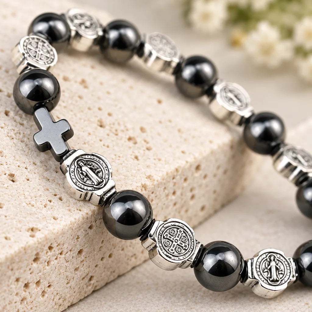 Bracelet Communion avec Croix