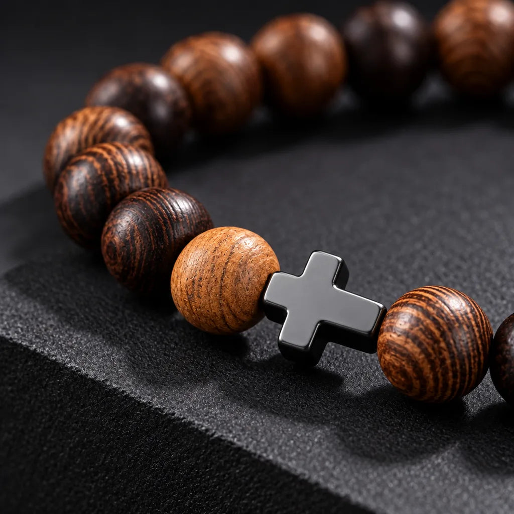Bracelet Bois Croix