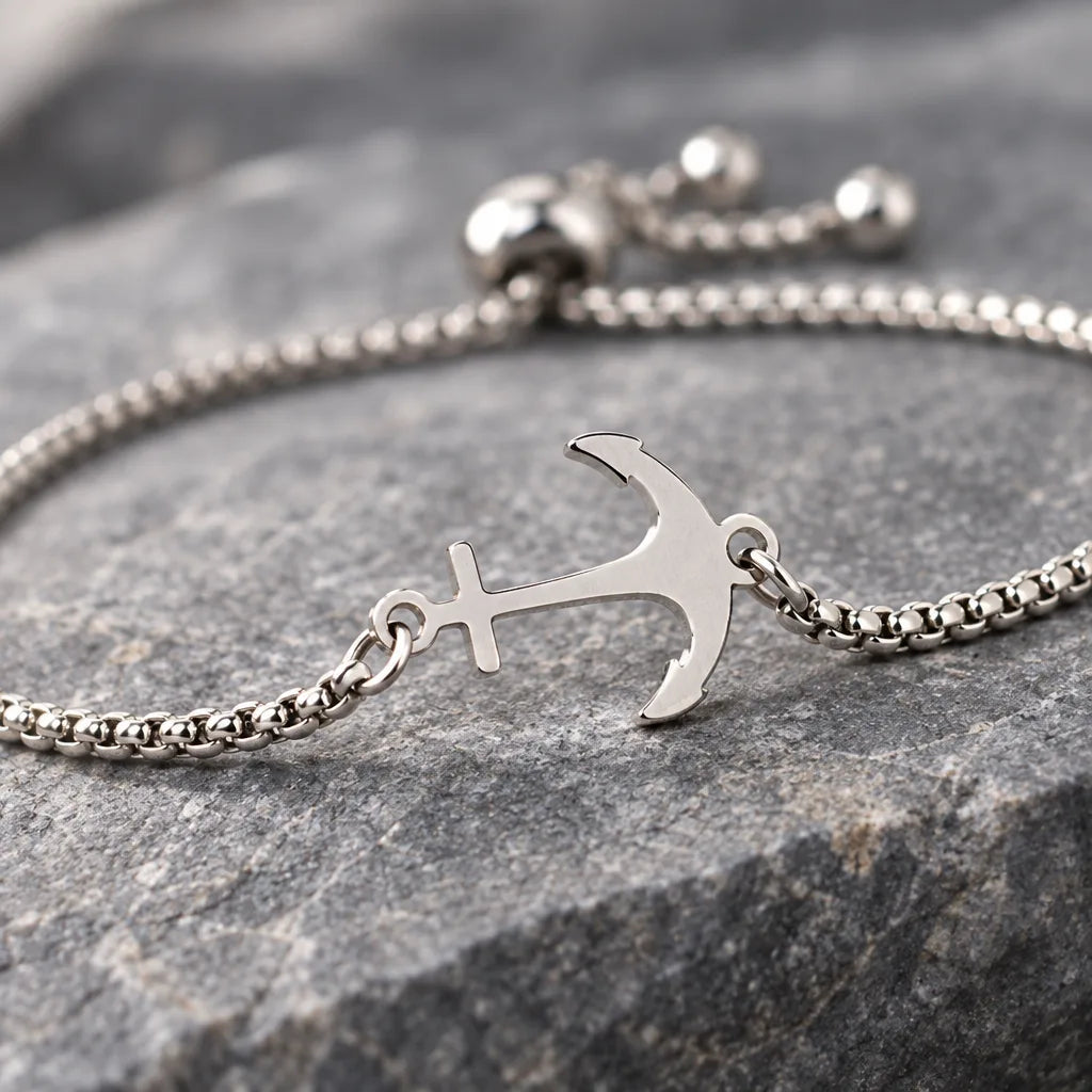 Bracelet Ancre Croix